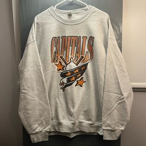 Washington Capitals Eagle Logo 90’s Vintage NHL Sweatshirt Crewneck Sweater